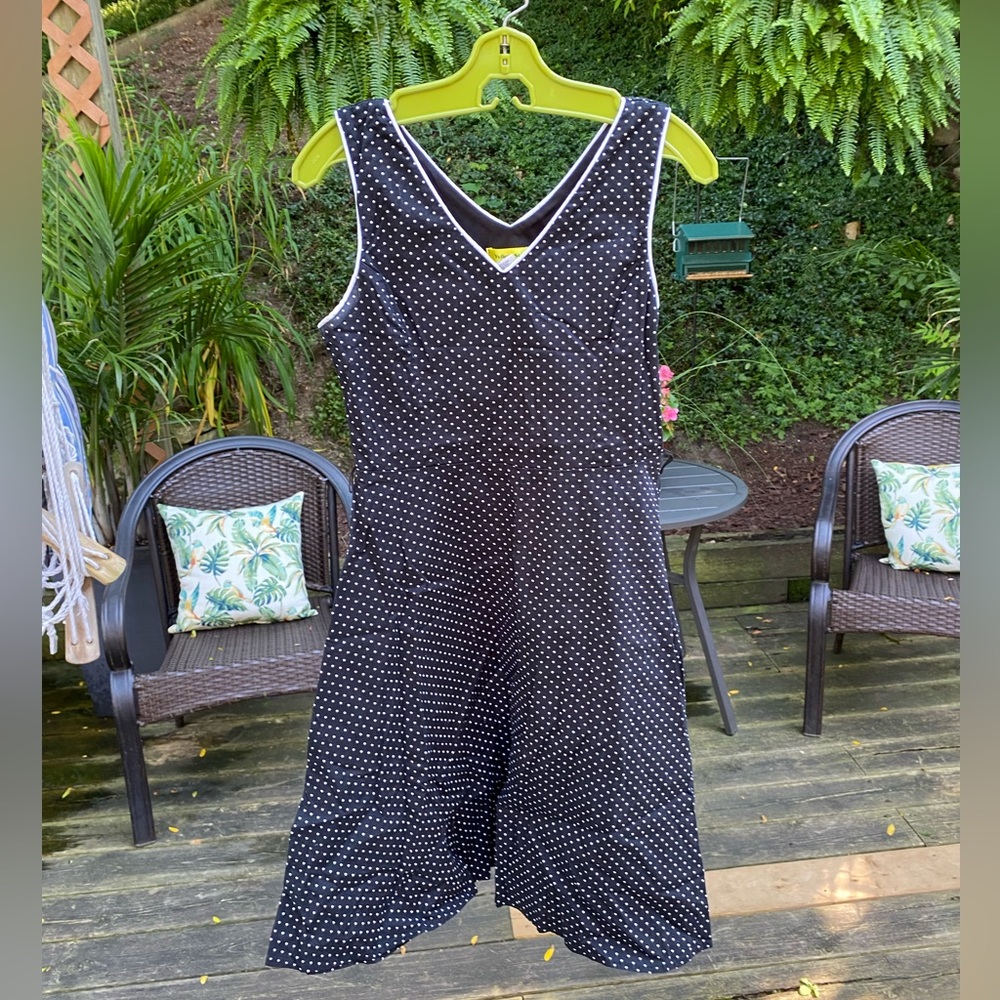 Black and White Polka Dot Dress